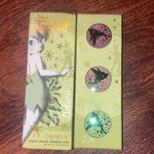 Colorpop tinker bell super shock shadows